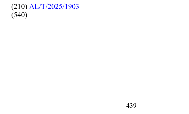Zëri i markës 440 në buletin