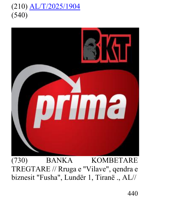 Zëri i markës BKT prima në buletin