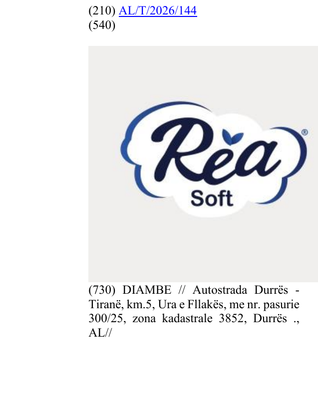 Zëri i markës soft, ® në buletin