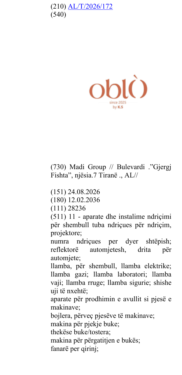 Zëri i markës since 2025 në buletin
