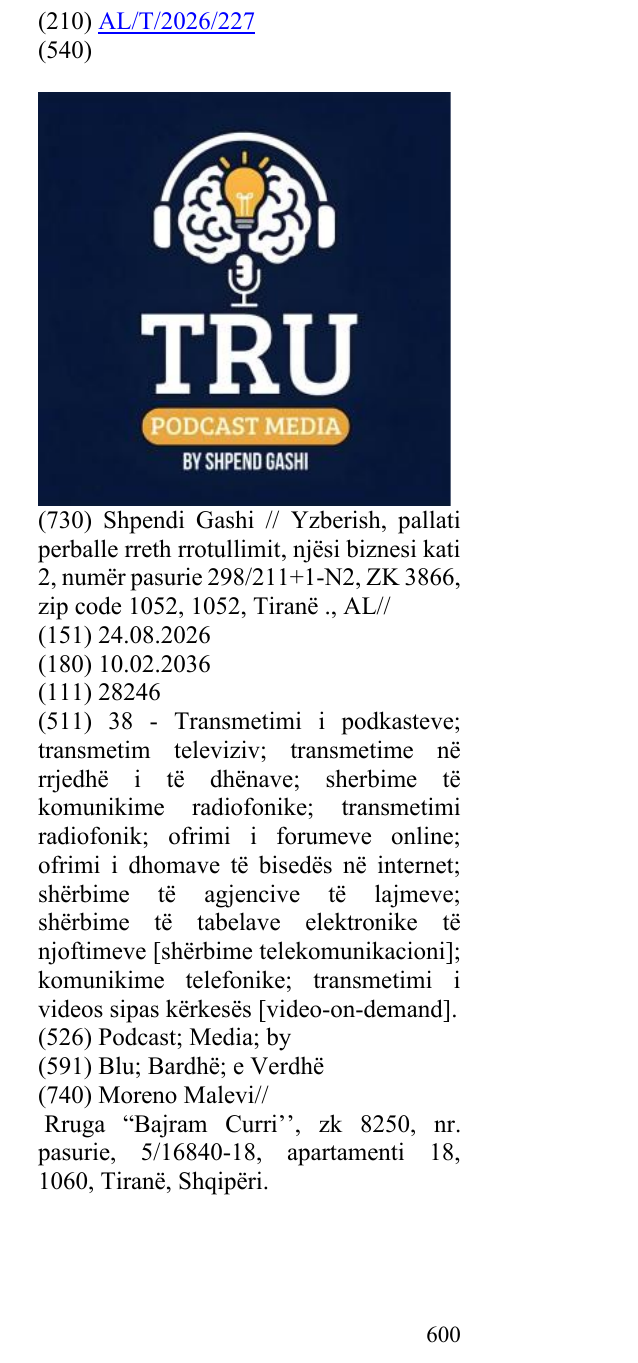 Zëri i markës Podcast; Media; by në buletin
