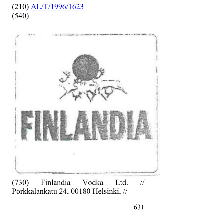 Zëri i markës FINLANDIA në buletin
