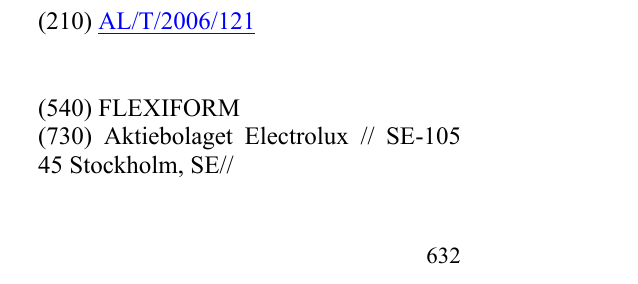 Zëri i markës FLEXIFORM në buletin