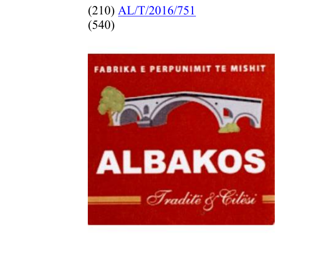 Zëri i markës ALBAKOS në buletin