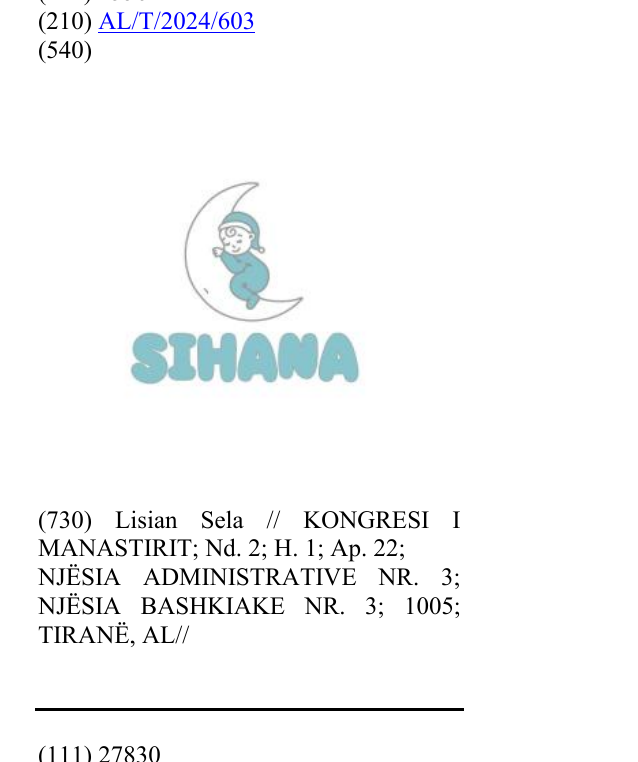 Zëri i markës SIHANA në buletin