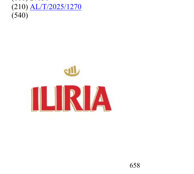 Zëri i markës 659 në buletin