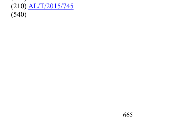 Zëri i markës 666 në buletin