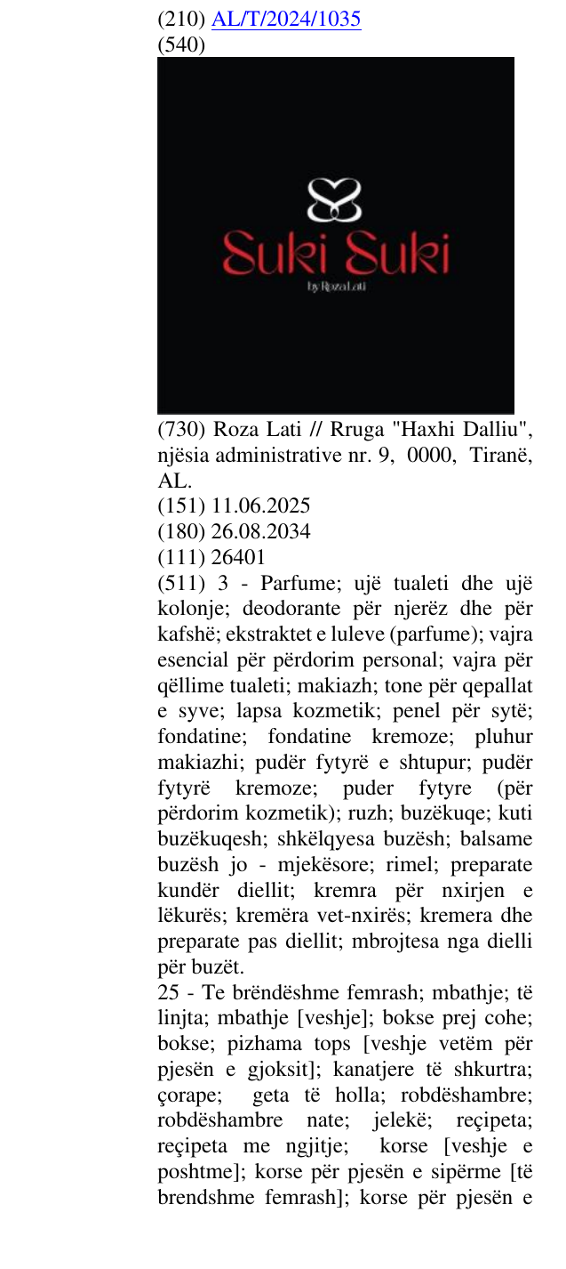 Zëri i markës By Roza Lati në buletin
