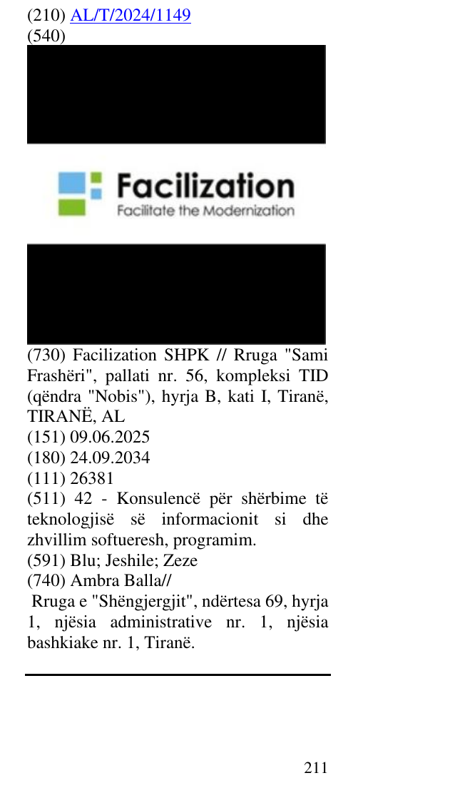 Zëri i markës FACILIZATION facilitate the Modernization në buletin