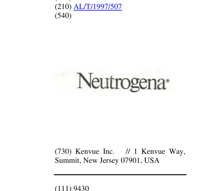 Zëri i markës NEUTROGENA në buletin