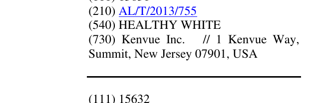 Zëri i markës HEALTHY WHITE në buletin