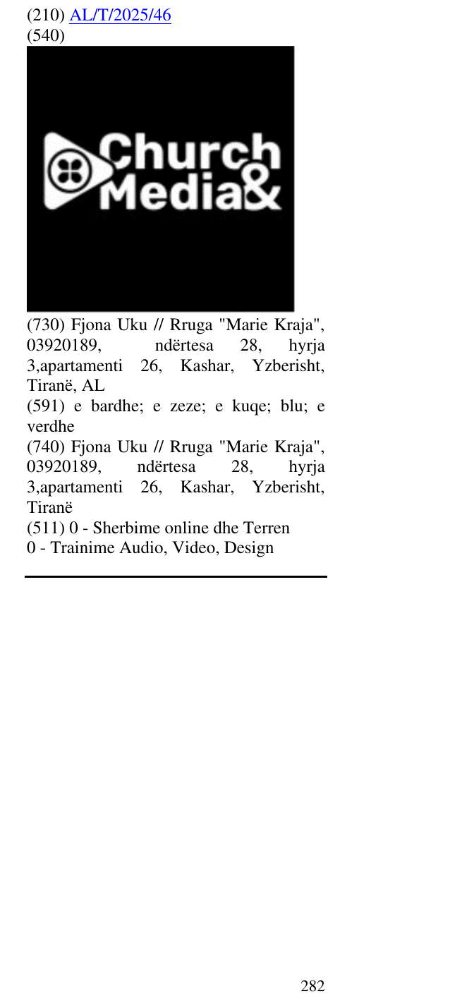 Zëri i markës Church & Media në buletin