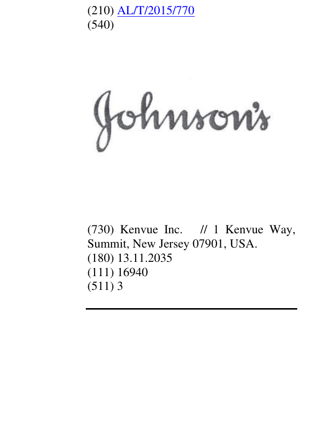 Zëri i markës Johnson's në buletin
