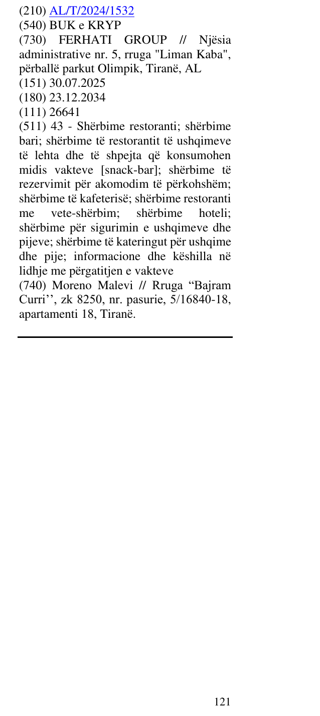 Zëri i markës BUK e KRYP në buletin