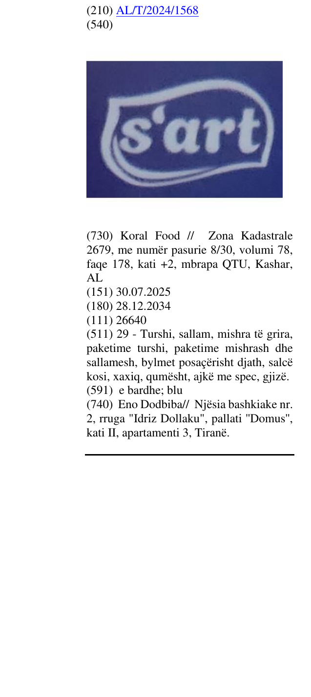 Zëri i markës S'art në buletin