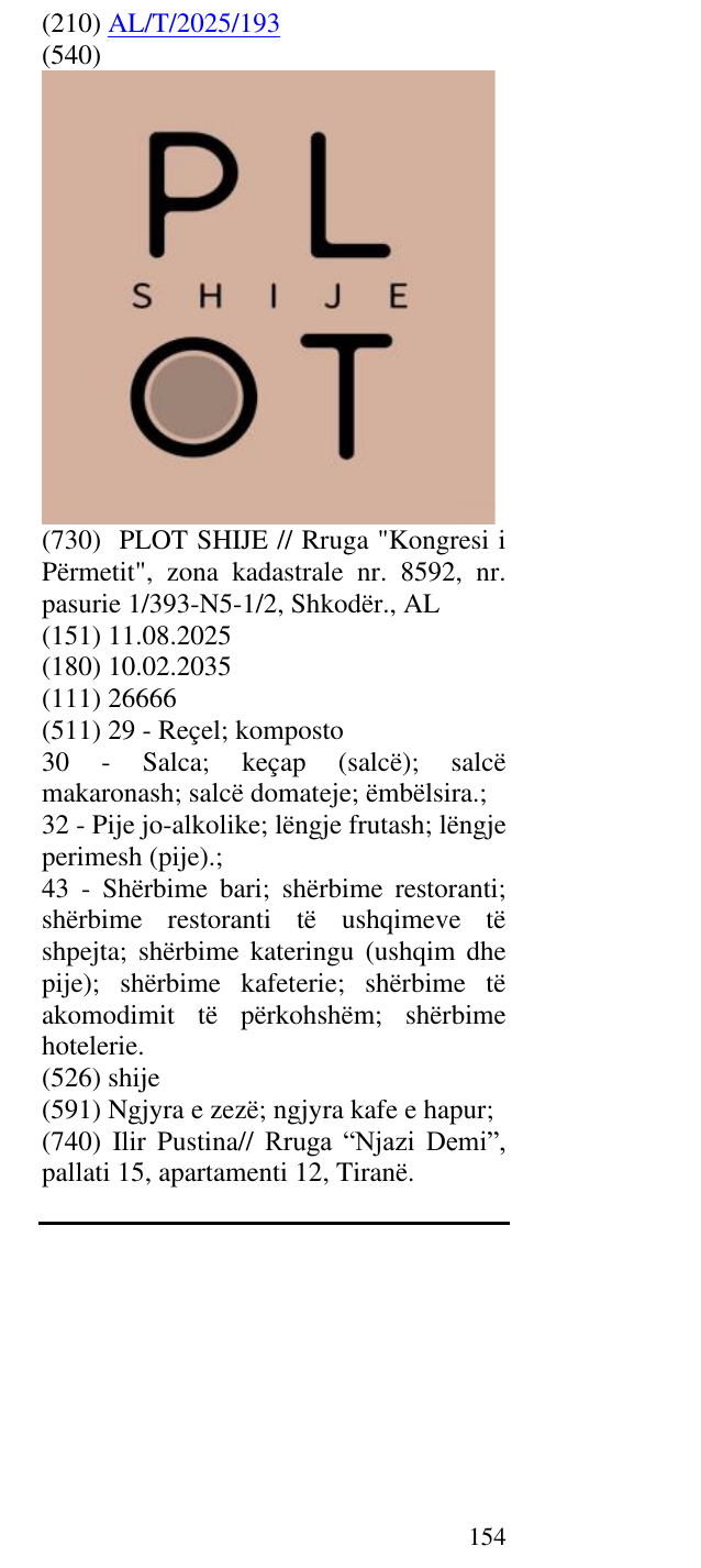 Zëri i markës shije në buletin