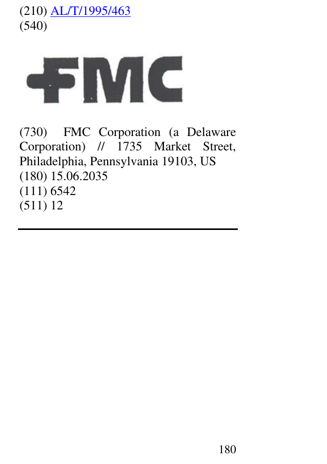 Zëri i markës FMC në buletin