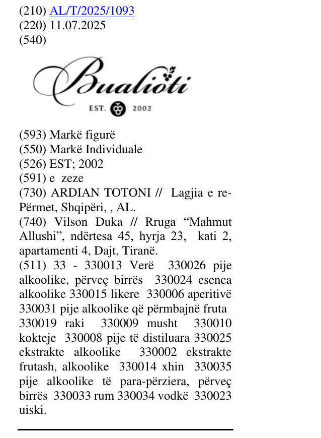 Zëri i markës EST; 2002 në buletin