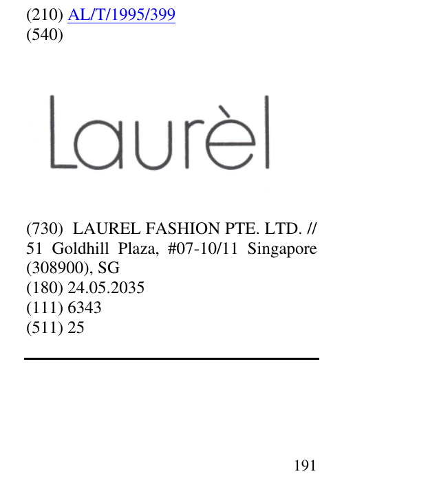 Zëri i markës LAUREL në buletin