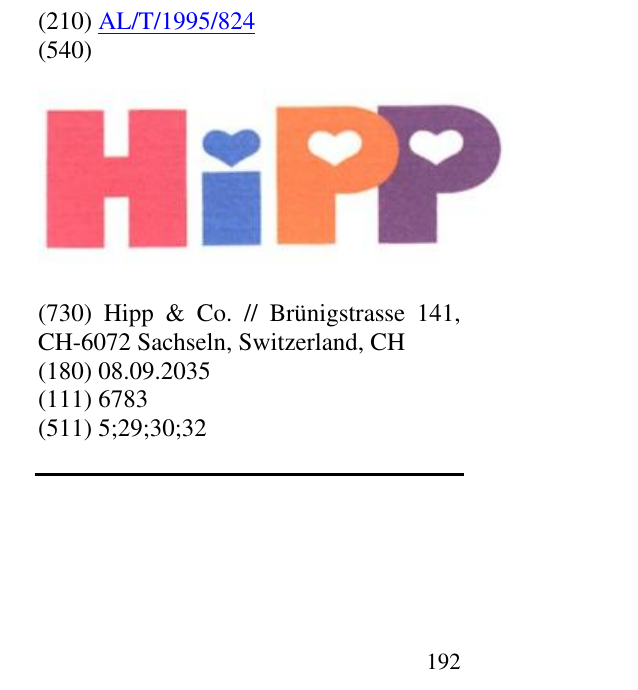 Zëri i markës HIPP në buletin