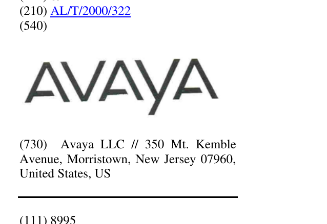 Zëri i markës AVAYA në buletin