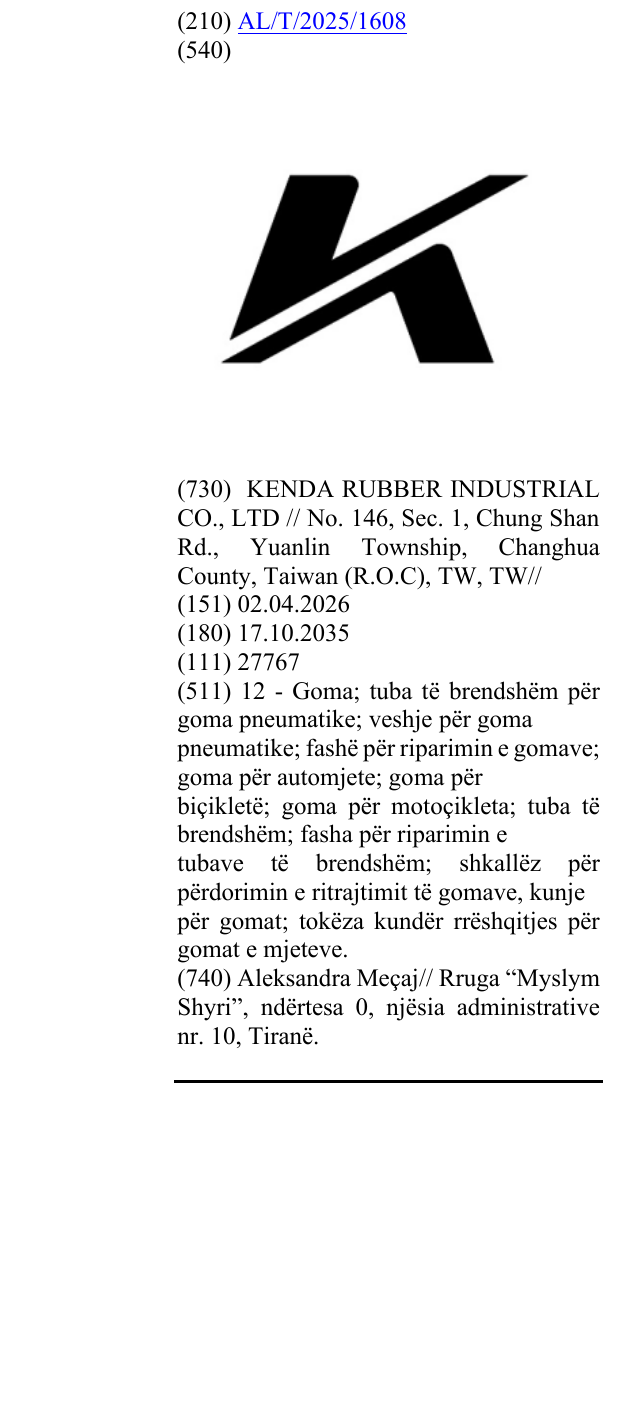 Zëri i markës K në buletin