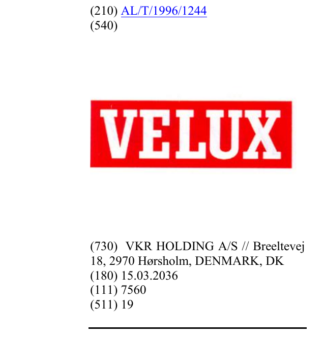 Zëri i markës VELUX në buletin