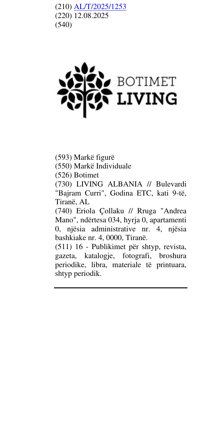 Zëri i markës Botimet në buletin