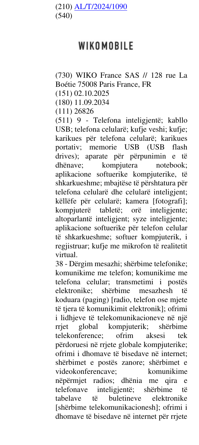 Zëri i markës MOBILE në buletin