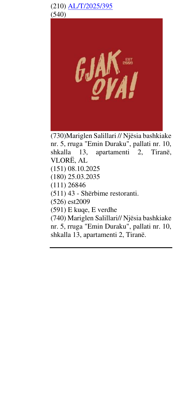 Zëri i markës est2009 në buletin