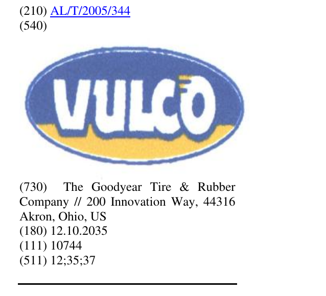 Zëri i markës VULCO në buletin