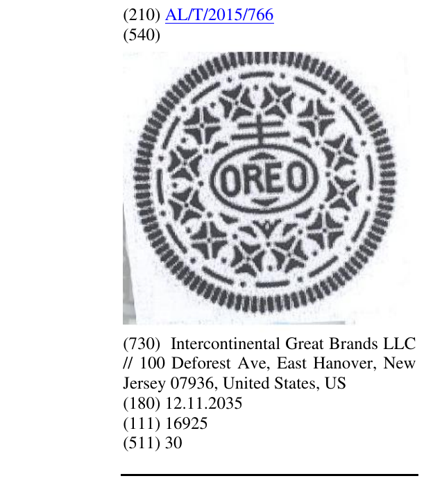 Zëri i markës oreo në buletin