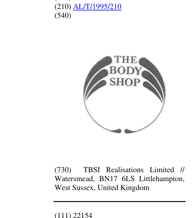 Zëri i markës THE BODY SHOP në buletin