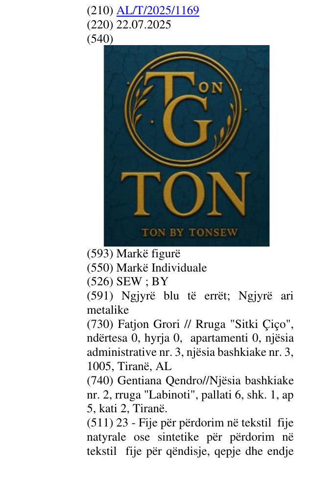Zëri i markës SEW ; BY në buletin
