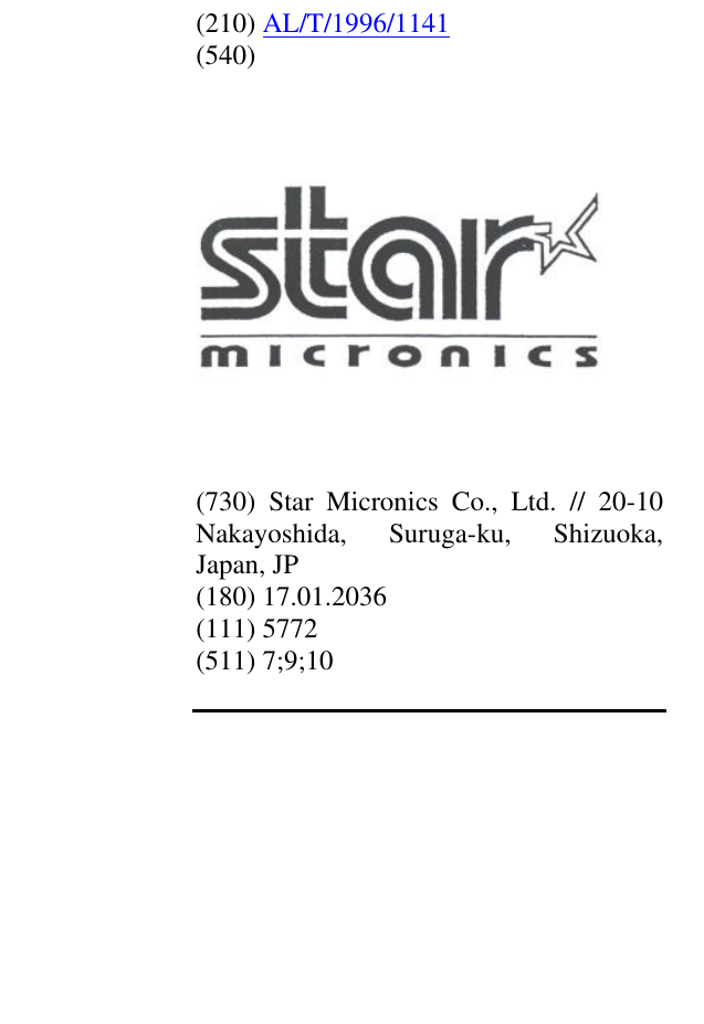 Zëri i markës STAR MICRONICS në buletin