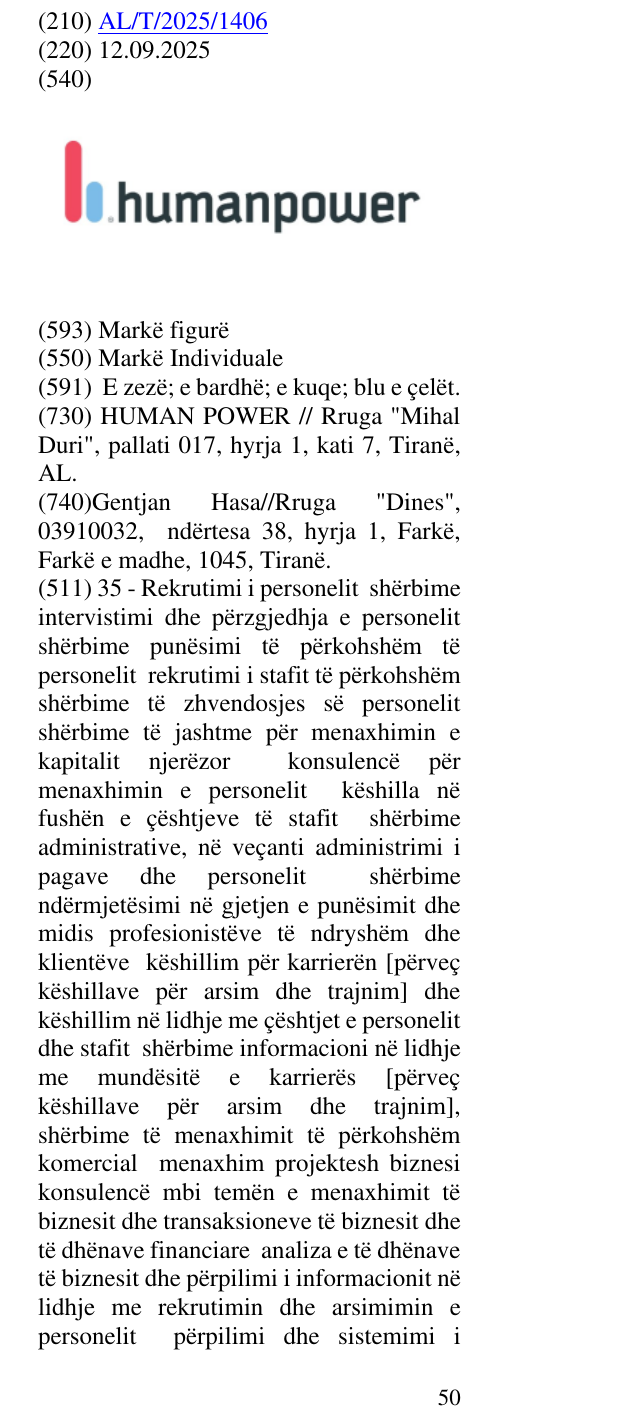 Zëri i markës humanpower në buletin