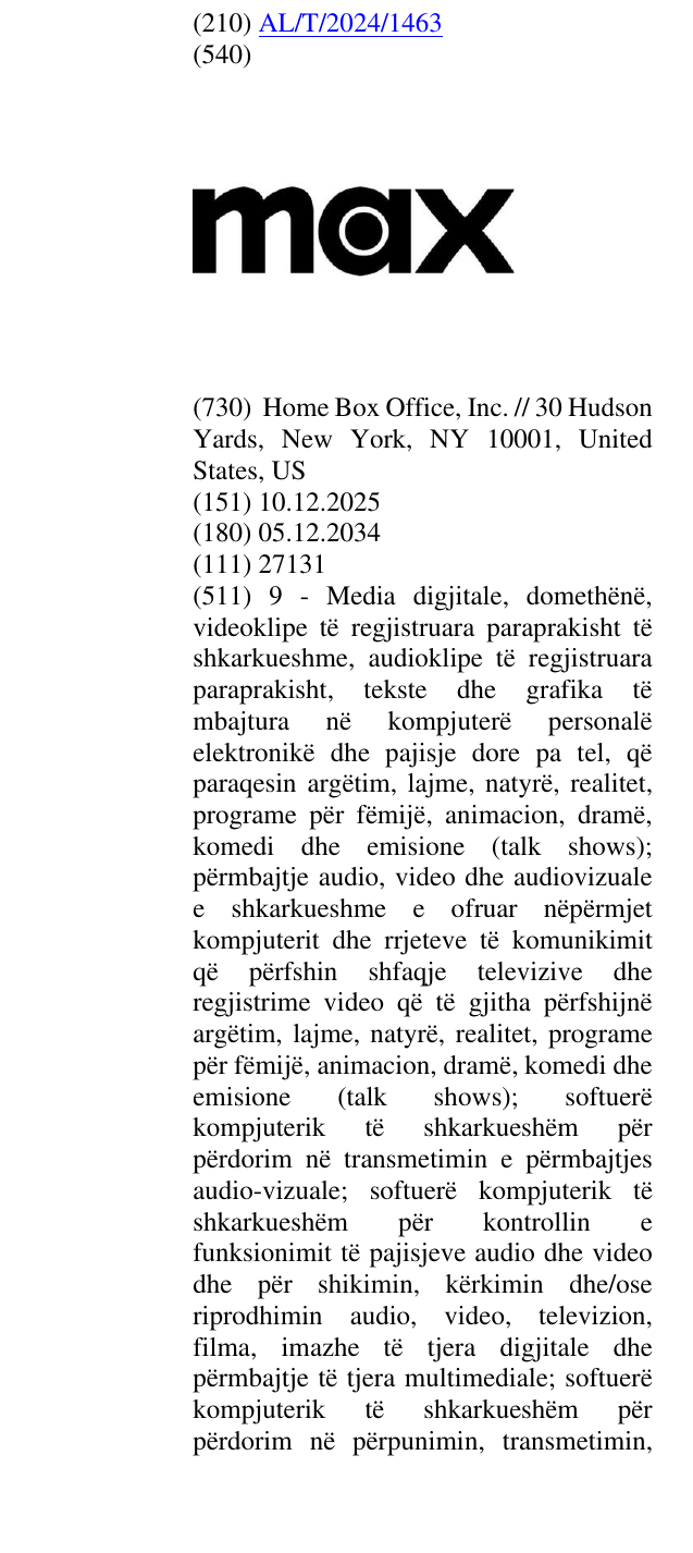 Zëri i markës max në buletin