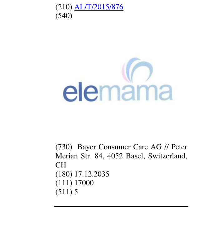 Zëri i markës elemama në buletin