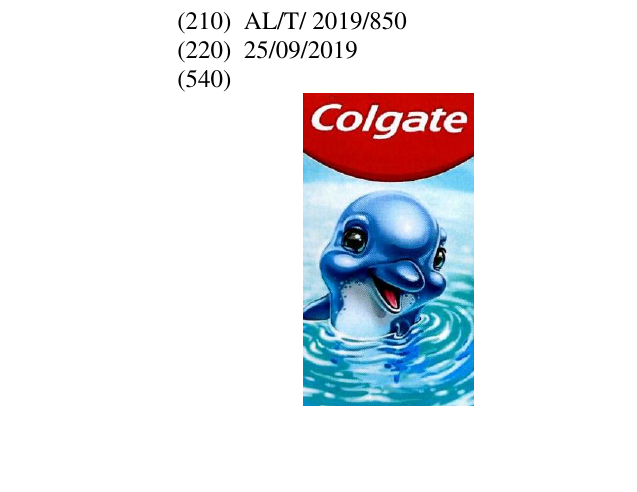 Zëri i markës COLGATE DOLPHIN në buletin