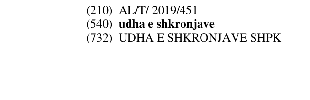 Zëri i markës udha e shkronjave në buletin
