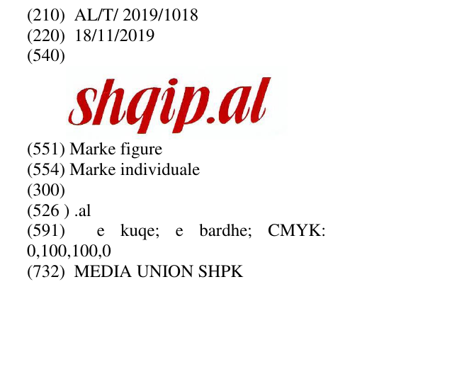 Zëri i markës .al në buletin