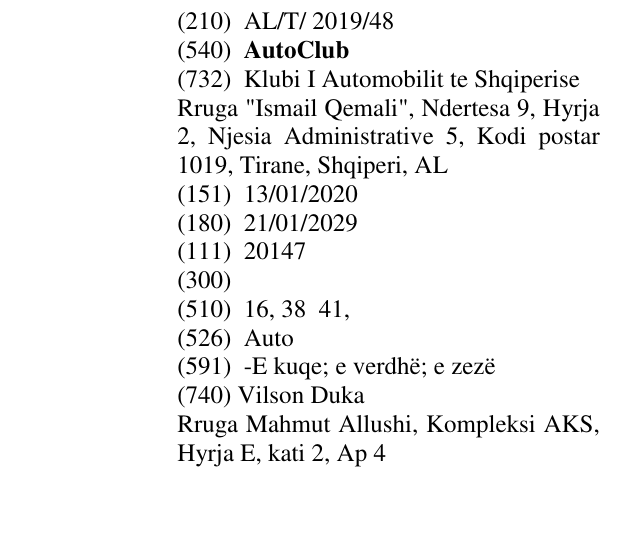 Zëri i markës AutoClub në buletin