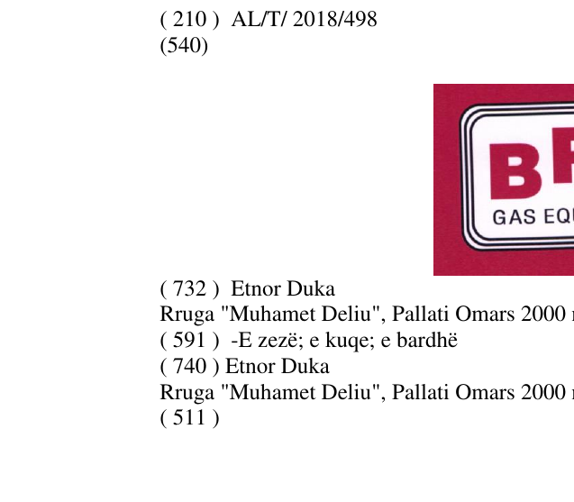 Zëri i markës BRC GAS EQUIPMENT në buletin