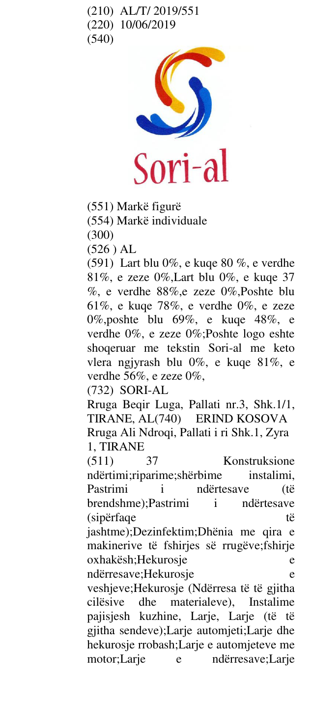 Zëri i markës AL në buletin