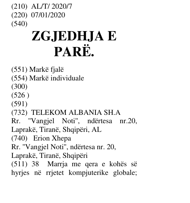 Zëri i markës ZGJEDHJA E PARË. në buletin