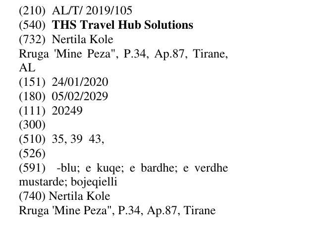 Zëri i markës THS Travel Hub Solutions në buletin