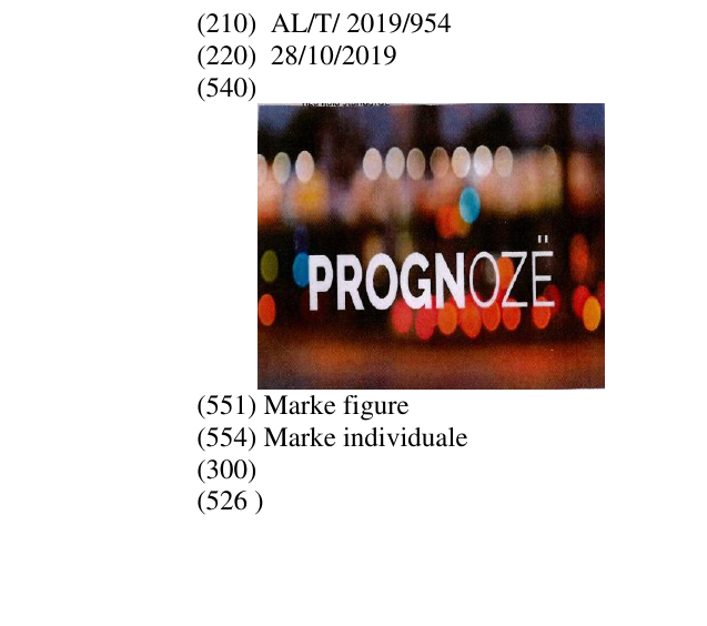 Zëri i markës Prognozë në buletin