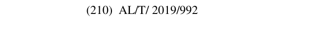 Der Eintrag der Marke DAMA im Bulletin