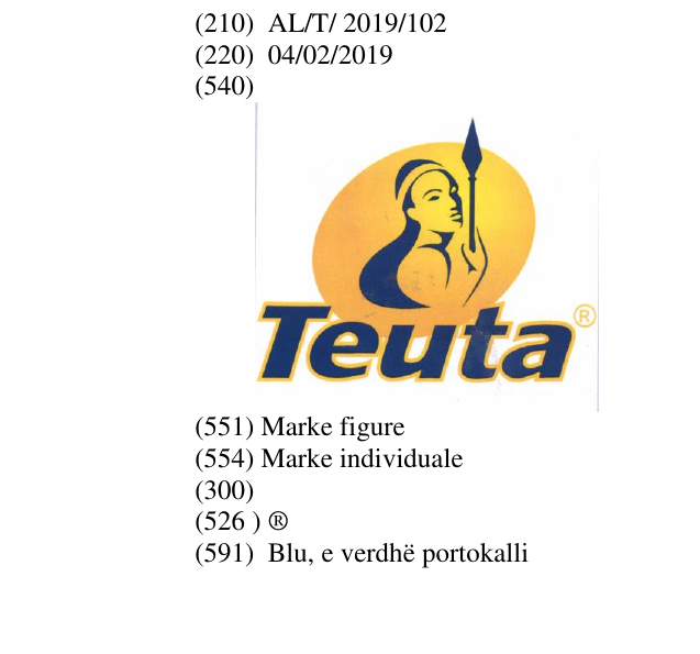 Zëri i markës ® në buletin