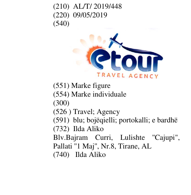 Zëri i markës Travel; Agency në buletin